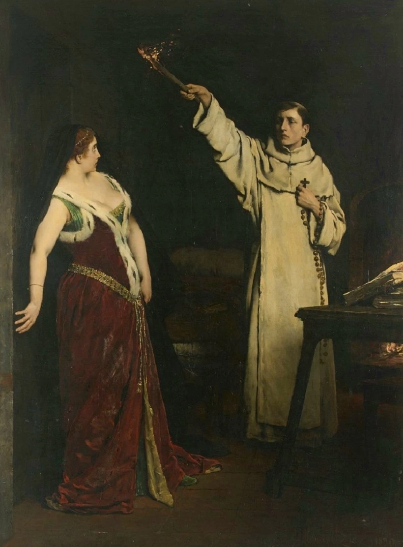 La tentazione di San Tommaso d'Aquino